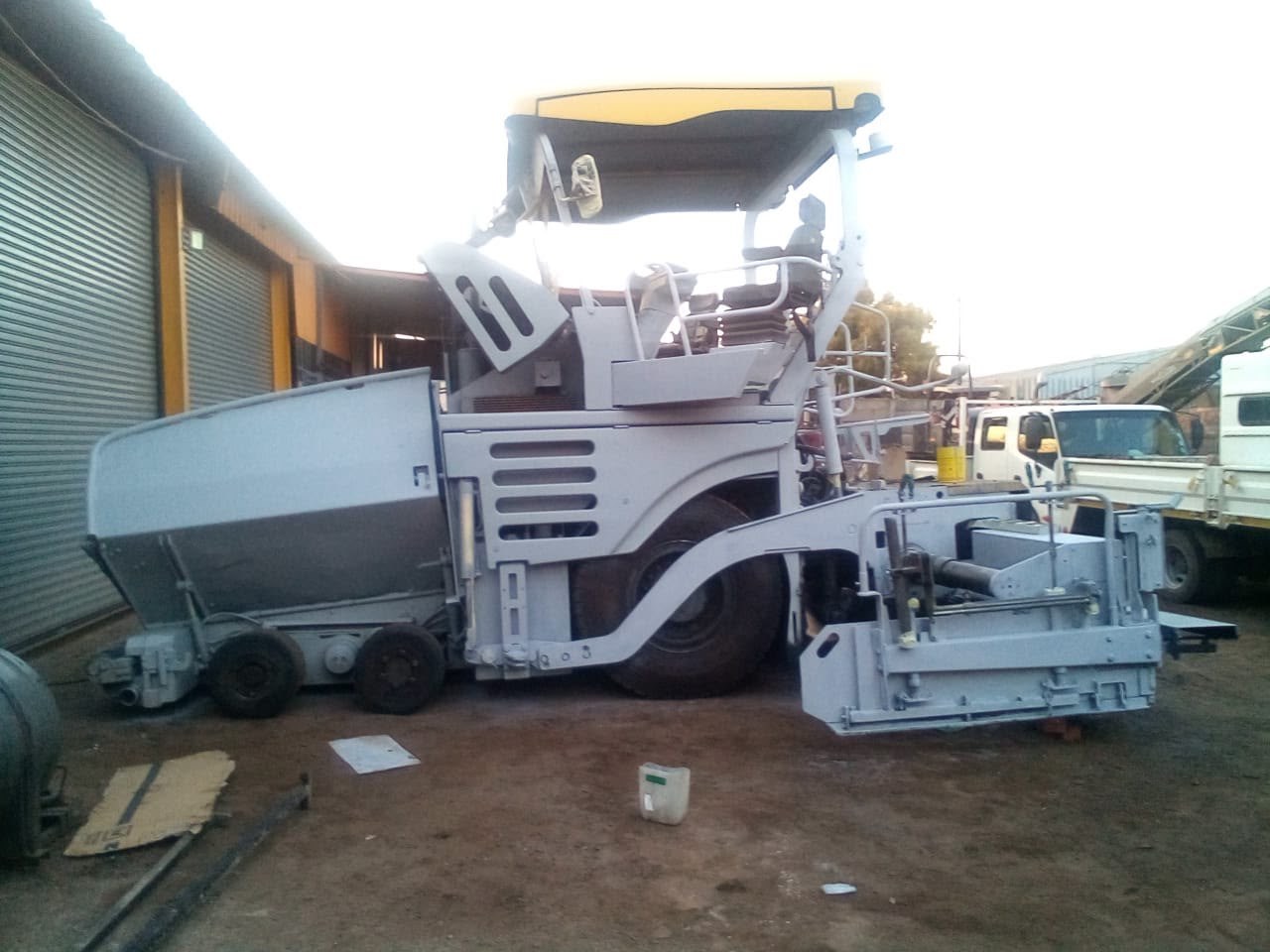 Cement mixer truck — refurbishment respray