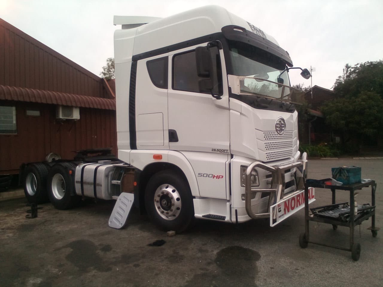 Scania truck horse — painted and detailed